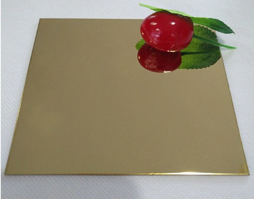 Un buon prezzo. 316 8K Specchio In acciaio inossidabile oro foglio decorativo 1 mm SS foglio laminato a freddo in linea