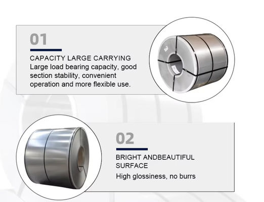 Un buon prezzo. 508mm Coil Inner Diam Grain Oriented Electrical Steel Coils with 1.7-1.9T Magnetic Flux Density in linea